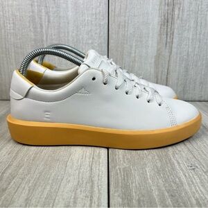 Everlane The ReLeather Tennis Court White Leather Sneaker Shoe Womens Size 8